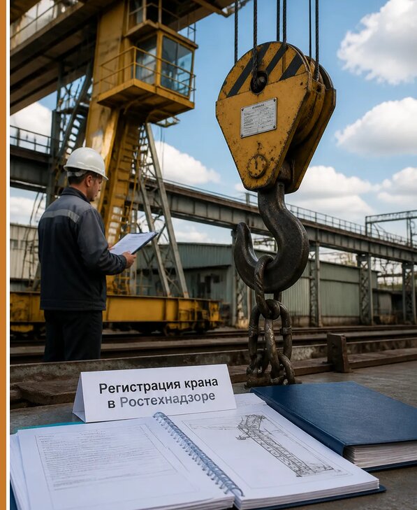 Регистрация крана в Ростехнадзоре в Холмске от 15407 р. | Авеста ОТиПБ